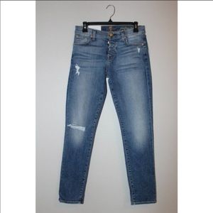 7 For All Mankind Josefina Skinny Boyfriend Jeans